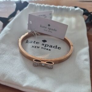 Kate Spade Rose Gold Bow Bangle